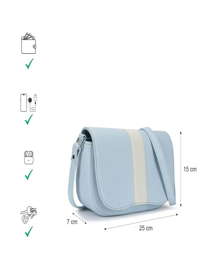 Fastrack On the Go Sling Bag for Women| Compact Crossbody with Magnetic Closure Flap, Adjustable Strap & Internal Zipper Pocket | Trendy Everyday Sling Bag for Women - Image 3